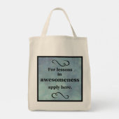 Voor lessen in bewustmakingsprogramma-Canvas tas (Achterkant)