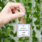 Voor lessen in geweldigheid sleutelhanger (Hand)
