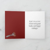 Voor lezers en Mystery Book Fans Birthday Kaart (Binnen)