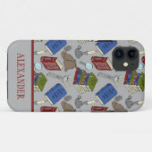 Voor lezers wordt het Mystery Novels Gepatterde Bo Case-Mate iPhone Case (Achterkant (horizontaal))