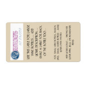 VOOR LG., KLEINE WIJNFLESSEN, POTTEN, KLEIN WATER ETIKET (Voorkant)