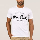 Voor Liberty Ron Paul T-shirt (Voorkant)