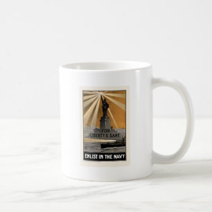 Voor Liberty's Sake Enlist bij de marine Koffiemok