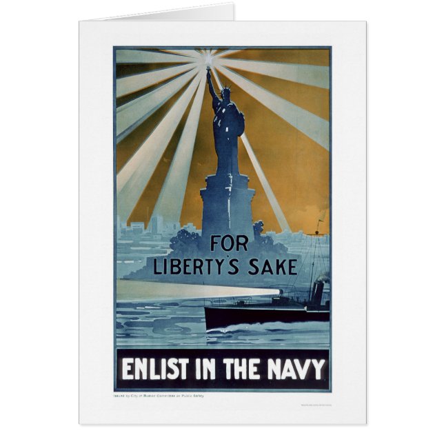 Voor Liberty's Sake, Enlist in the Navy (US02181A) (Voorkant)