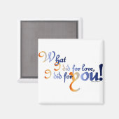 Voor liefde magneet (Voorkant / Achterkant)