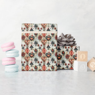 Voor liefhebbers van kaartspellen. Het spelen van Cadeaupapier