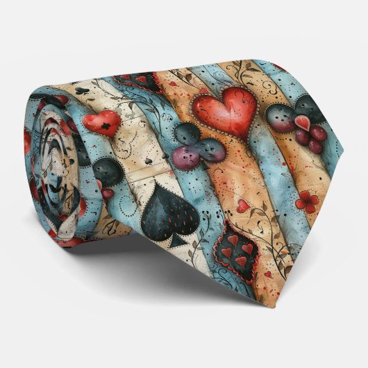 Voor liefhebbers van kaartspellen. Het spelen van Stropdas (Opgerold)