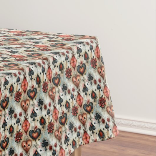 Voor liefhebbers van kaartspellen. Het spelen van  Tafelkleed (Voorbeeld)