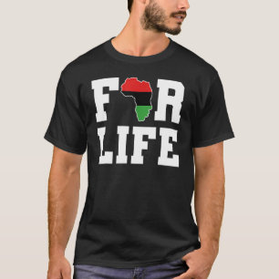 Voor Life Africa Love Black African American Histo T-shirt