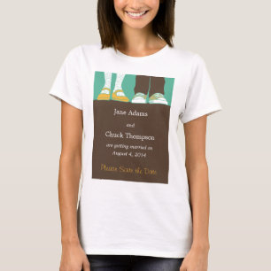 Voor Lindsey: Janes & Sneakers Save the DateT-Shir T-shirt