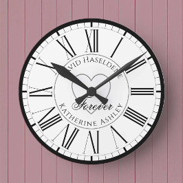 Voor Lovers in Love - a Forever Personalized Ronde Klok
