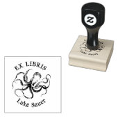 voor Luke octopus ex libris stempel (Gestempeld)