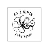 voor Luke octopus ex libris stempel (Afrduk)