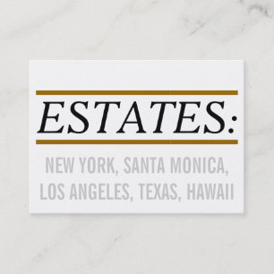 Voor makelaars en onroerendgoeddeskundigen visitekaartje