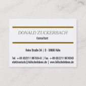 Voor makelaars & vastgoedexperts visitekaartje (Achterkant)