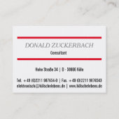 Voor makelaars & vastgoedexperts visitekaartje (Achterkant)