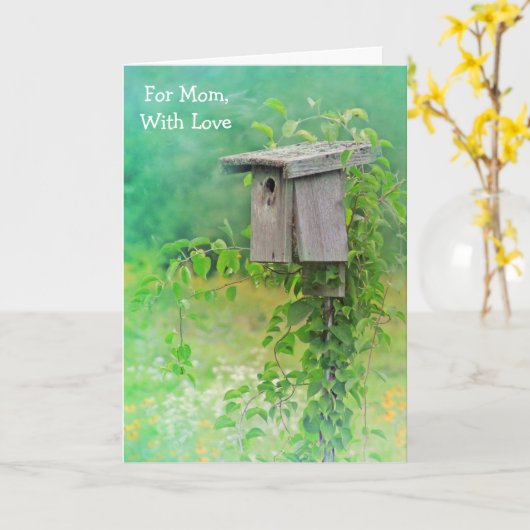 "Voor mam" Natuur Birthday Kaart (Gele Bloem)