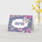 Voor mam op Moederdag. Boter en bloemen Kaart (Gele Bloem)