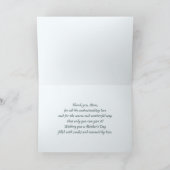 Voor mam op Moederdag.  Rozen Kaart (Binnen)