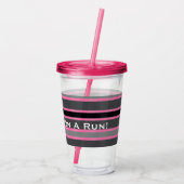 Voor mama onderweg acryl drinkbeker (Achterkant)