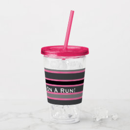 Voor mama onderweg acryl drinkbeker