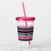 Voor mama op de vlucht acryl drinkbeker (Links)