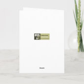 Voor mama op Moederdag. Zoete Beren Bedankkaart (Achterkant)