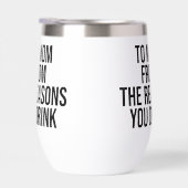 Voor mama van de redenen waarom je drinkt (Rechts)