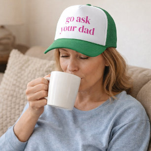 Voor mama - vraag het aan je vader trucker pet