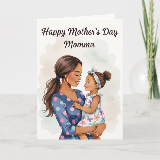 Voor Mamma op Moederdag Kaart (Voorkant)