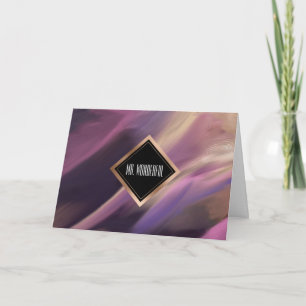 Voor man op Vaderdag Abstract schilderen Kaart