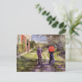 Voor man op Vaderdag. beeldende kunst Briefkaart (Staand voorkant)