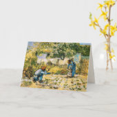 Voor man op Vaderdag. beeldende kunst Kaart (Gele Bloem)