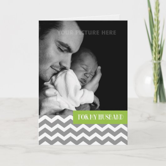 Voor man op Valentijnsdag aangepaste foto Feestdagen Kaart (Voorkant)