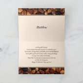 Voor man op Valentijnsdag Feestdagen Kaart (Binnen)