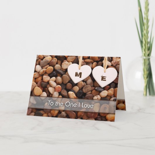 Voor man op Valentijnsdag Feestdagen Kaart (Voorkant)