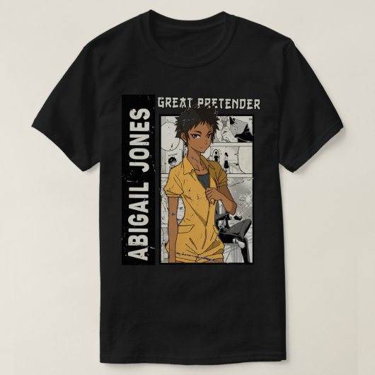 Voor mannen Abigail Jones, grote pretender Anime T-shirt (Design voorkant)