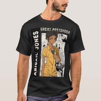 Voor mannen Abigail Jones, grote pretender Anime T-shirt