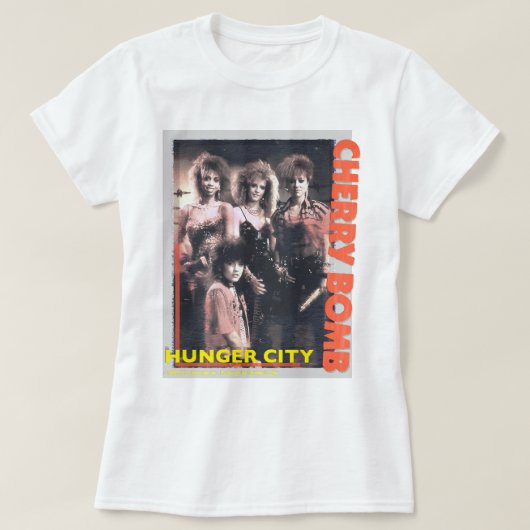 Voor mannen Cherry Bomb Hunger City Geweldige Musi T-shirt (Design voorkant)