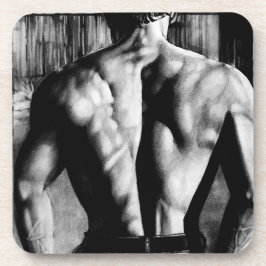 Voor mannen Elegant Masculine Art Male Bodybuilder Bier Onderzetter