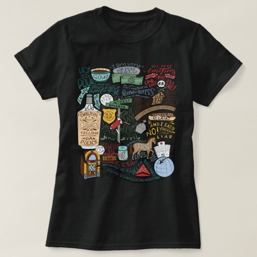 Voor mannen (gekleurd) John Mulaney Quote Compi T-shirt (Design voorkant)