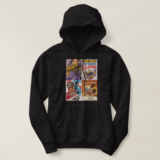 Voor mannen is Barbara Actress Stanwyck Geweldige  Hoodie (Design voorkant)