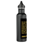 Voor mannen James Baldwin Gift for Birthday Waterfles (Links)
