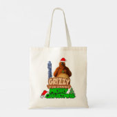 Voor mannen: kerstgrizzy en de luiers tote bag (Achterkant)