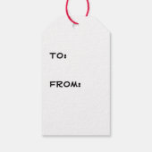 Voor mannen: Klassic Fine Art Alpha Male Cowboy Cadeaulabel (Achterkant)