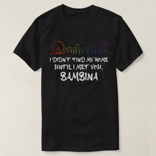 Voor mannen, Maya en Carina Home T-shirt (Design voorkant)