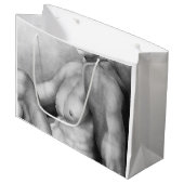 Voor mannen Nude-Male Bodybuilder Art Elegant Groot Cadeauzakje (Voorkant Gekanteld)