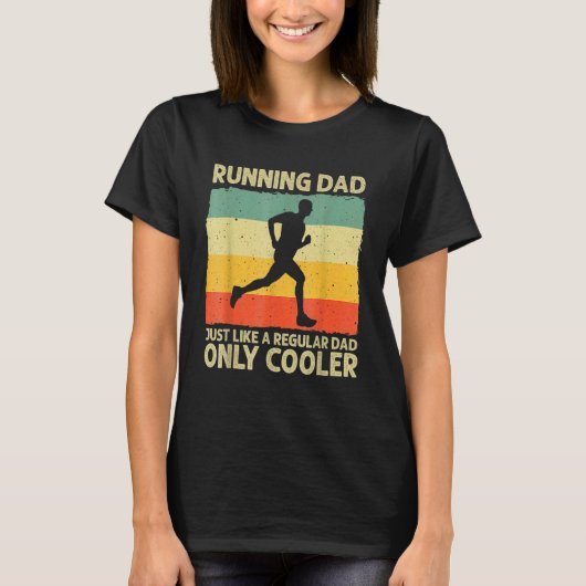 Voor mannen, pap marathon runner Coach Marathon T-shirt (Voorkant)