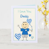 Voor mannen Papa van kleine jongen verjaardag groe Kaart (Gele Bloem)