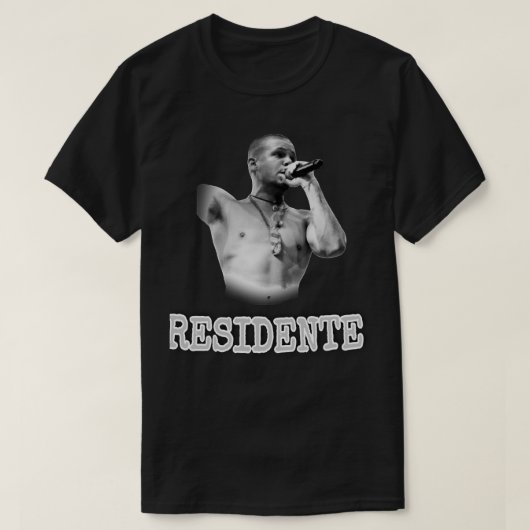 Voor mannen: residente Rene Perez Joglar Gift for T-shirt (Design voorkant)